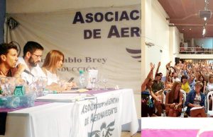 Asamblea de Aeronavegantes aprobó el acuerdo paritario