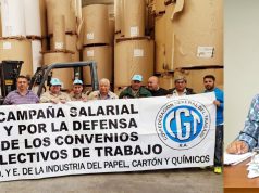 Papeleros en defensa del salario y el convenio
