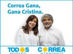 Correa: “Vamos a refundar Moreno”