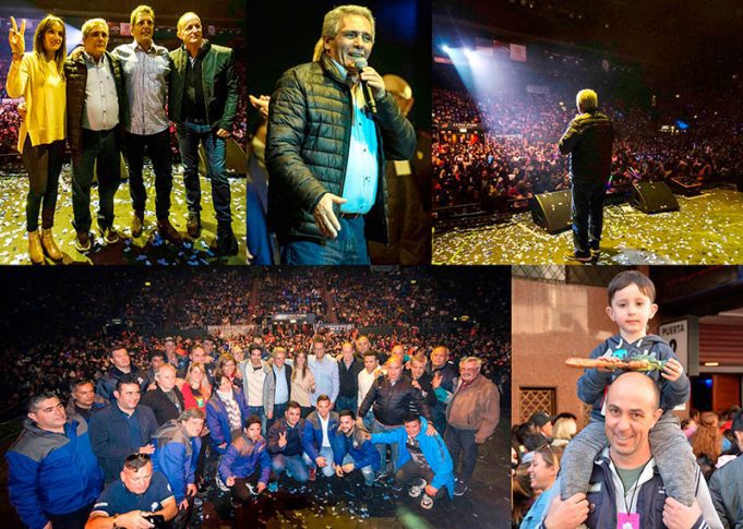 La familia del SOESGyPE en el Luna Park