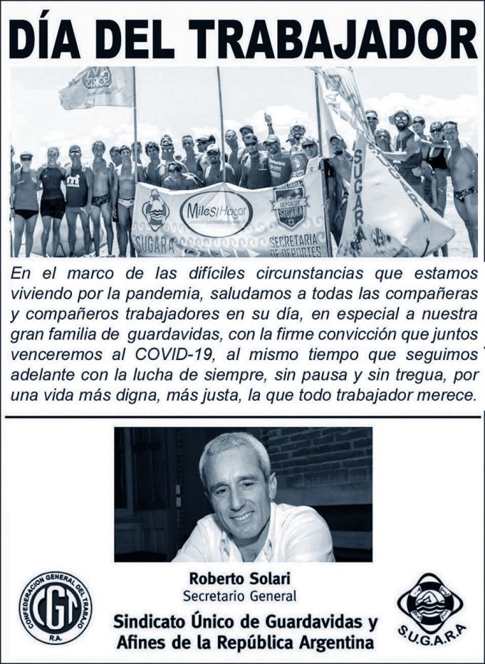 A la gran familia de guardavidas
