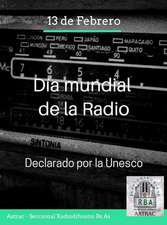AATRAC Saludo en el Día Mundial de la Radio