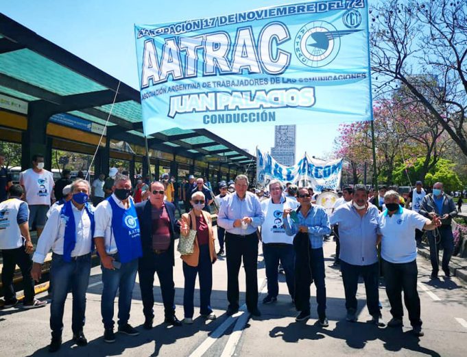 LEALTAD: La AATRAC y la 17 DE NOVIEMBRE del ’72 le rindió tributo a PERÓN y su DOCTRINA
