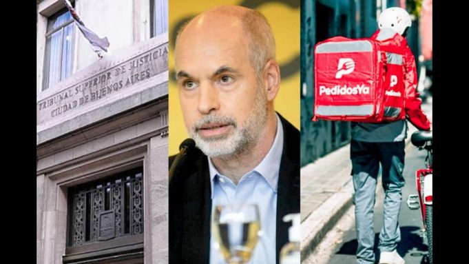 MOTOQUEROS repudian triangulación entre plataformas, Larreta y Tribunal Superior de Justicia CABA