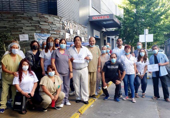 ATSA LA PLATA: Paro 48 hs. de trabajadores del Sanatorio Argentino por deuda salarial