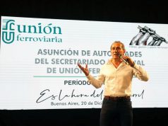 UNIÓN FERROVIARIA: SASIA asumió en compañía del Gabinete Nacional y el Movimiento Obrero