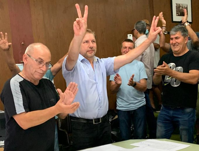 OBREROS CAUCHO: La CELESTE y BLANCA del SOCAYA con PASOTTI-PREISS triunfó por el 70%