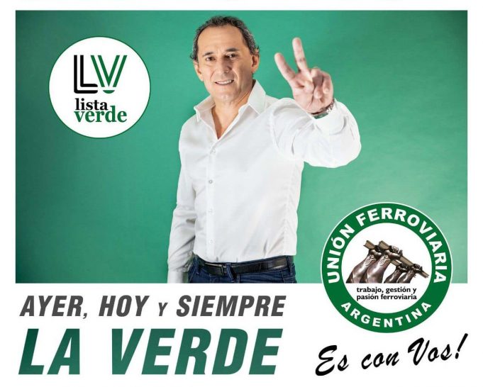 UNIÓN FERROVIARIA: La Lista VERDE de SASIA triunfó cómoda en la Elección de DELEGADOS