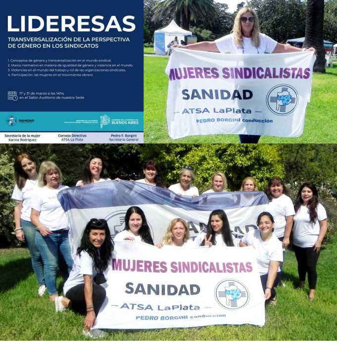 ATSA LA PLATA: Taller de Capacitación en «Perspectiva de Género» para dirigentes de sanidad