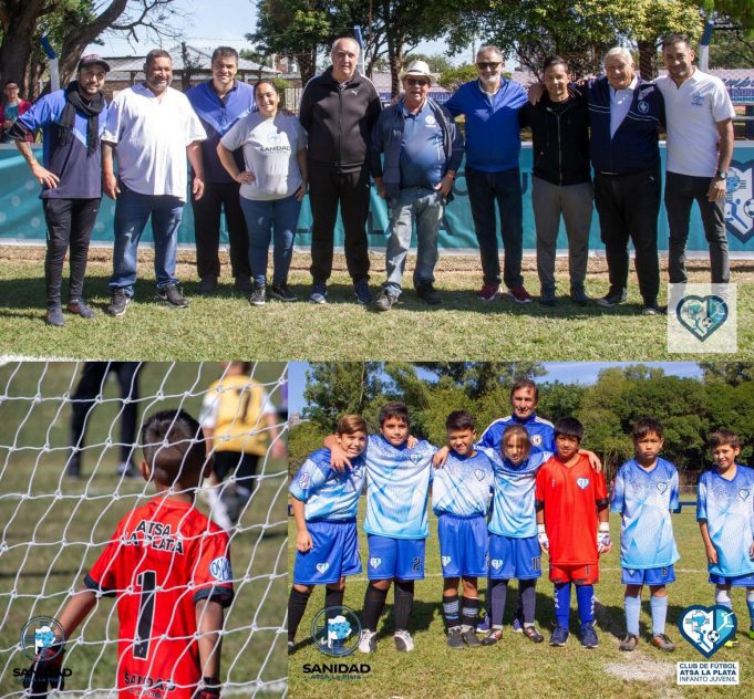 El Fútbol Infantil del Club ATSA LA PLATA cumplió su primera jornada histórica en la APLAFI