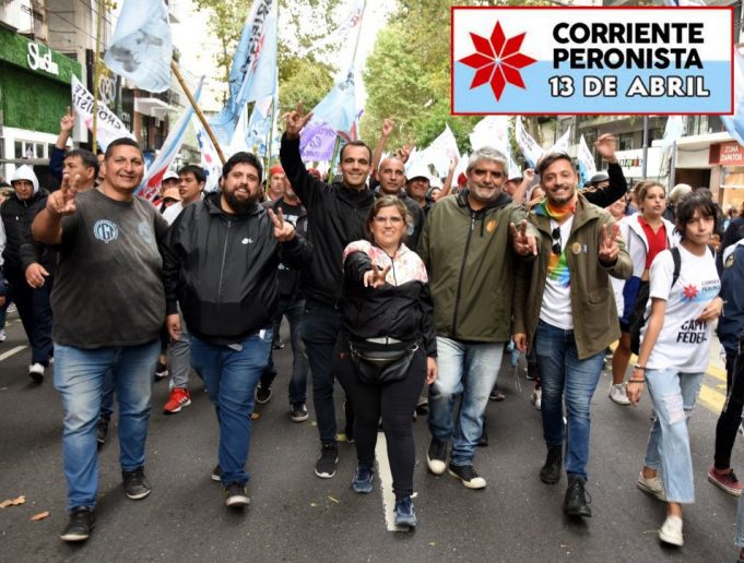 La CORRIENTE PERONISTA 13 DE ABRIL liderada por WALTER CORREA se presentó en sociedad