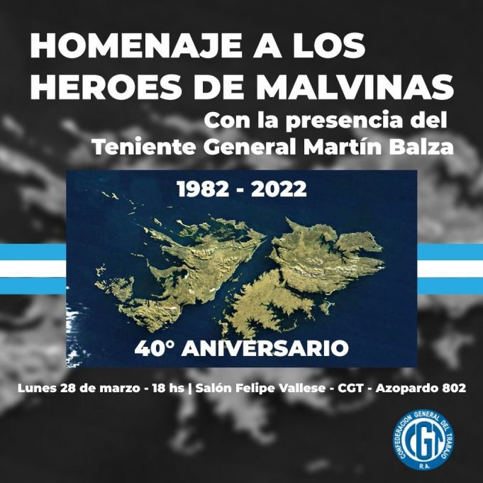 HÉROES DE MALVINAS: Homenaje en el FELIPE VALLESE con la presencia de MARTÍN BALZA