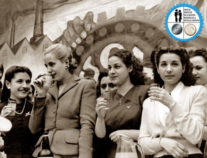 MADEREROS: USIMRA reivindicó la figura de EVITA en el Día Internacional de la MUJER