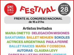 EN DEFENSA DE LA CULTURA Festival hoy 28/4 a las 16 hs. frente al Congreso de la Nación