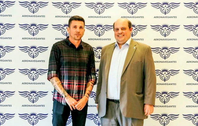 AERONAVEGANTES: JUAN PABLO BREY recibió al presidente de AEROLÍNEAS ARGENTINAS, PABLO CERIANI