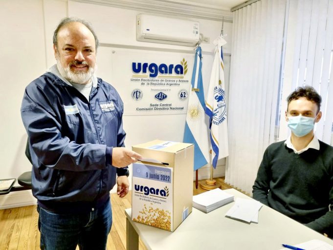 RECIBIDORES DE GRANOS: PABLO PALACIO reelecto al frente de URGARA para el período 2022-2026