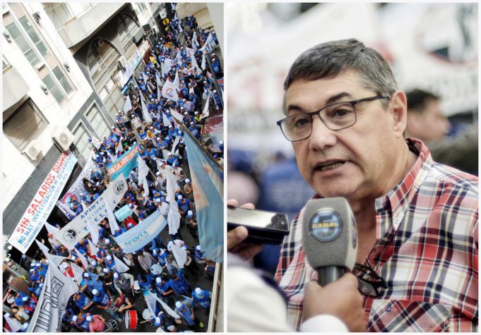 Masiva MARCHA FEDERAL de APINTA por una recomposición salarial que retrasa un 40% del PA desde 2015