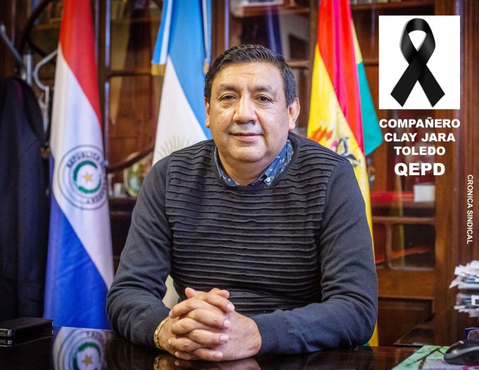 Falleció CLAY JARA TOLEDO el líder del SINDICATO del FOSFORO cerca de la media noche del sábado 6 de enero