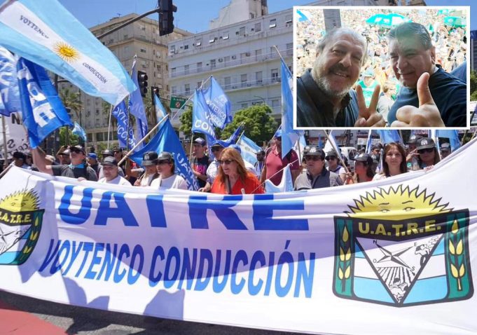 UATRE movilizó en defensa de la PATRIA y los DERECHOS LABORALES con repudio a REPRESIÓN en TUCUMÁN