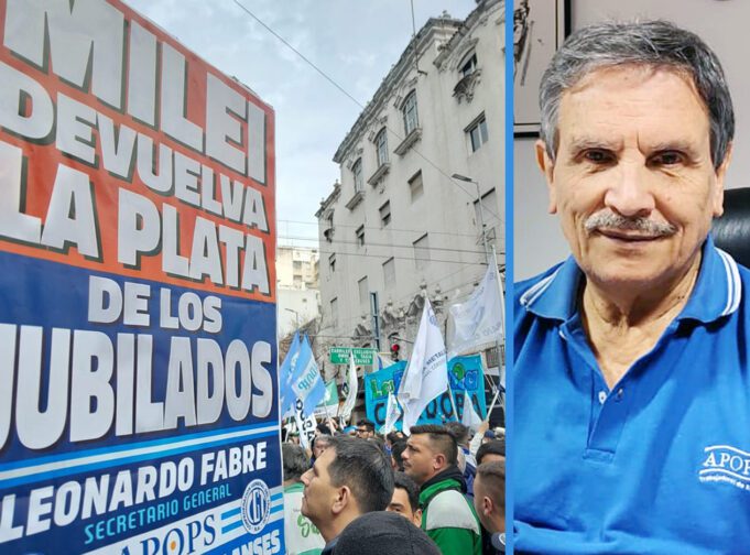 APOPS-ANSES resistió frente al Congreso y denunció al Gobierno por la represión contra el Pueblo