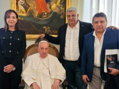 UATRE: VOYTENCO entregó al PAPA FRANCISCO el Proyecto «HAMBRE CERO en ARGENTINA» y le pidió su apoyo