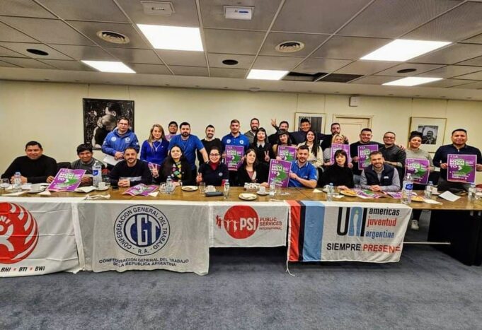 JUVENTUDES SINDICALES en un encuentro para fortalecer la UNIDAD en el DIA INTERNACIONAL de la JUVENTUD