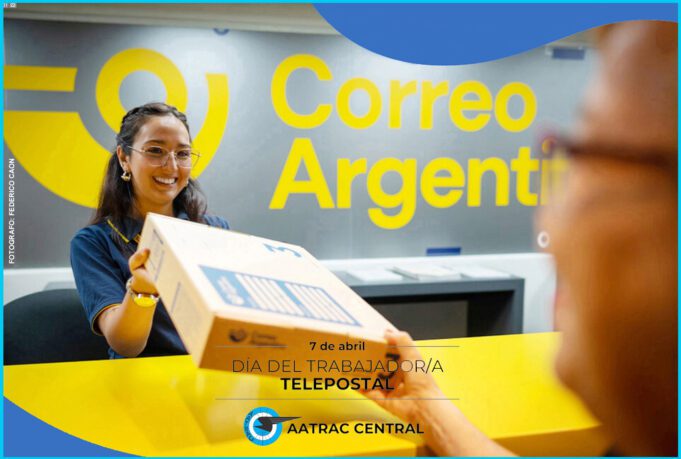 AATRAC en el DÍA del TRABADOR/RA de CORREOS destacó su labor de mantener unidos a los argentinos