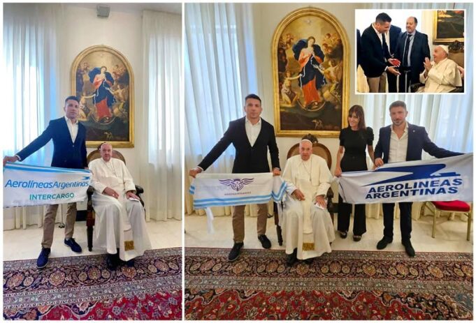 PAPA FRANCISCO: AERONAVEGANTES reivindican «su espíritu de lucha y fe por los más humildes y desamparados»