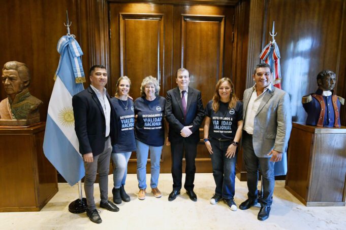VIALES NACIONALES con ZAMORA en Santiago del Estero ante el brutal ajuste del Gobierno en el sector