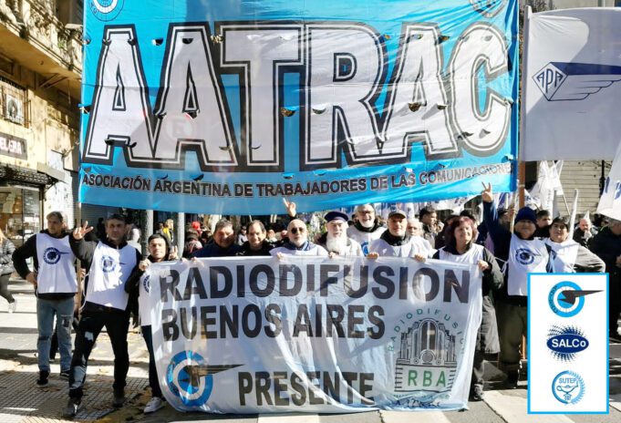 AATRAC, SALCO y SUTEP: Retención de tareas ante Intransigencia de la Patronal de Radios PRIVADAS