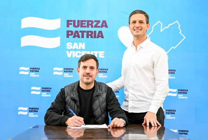 APSEE que lidera Carlos MINUCCI con candidato por FUERZA PATRIA en San Vicente PBA: Gabriel FERNÁNDEZ