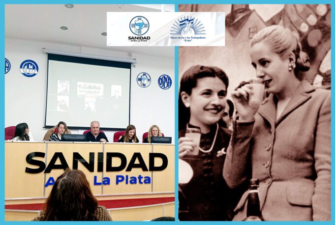 ATSA LA PLATA homenajeó a EVITA en el encuentro «REESCRIBIR A EVA» con figuras del peronismo bonaerense