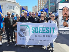 TELECOMUNICACIONES: FOEESITRA marchó en CABA y el resto del país para decirle NO A LA REFORMA LABORAL