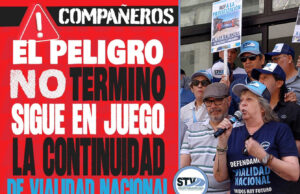 VIALES: ALEÑÁ advirtió que Vialidad Nacional vuelve a estar en riesgo y rechazó la reforma laboral