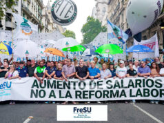 FRESU: Gremios de las CTA A y T, y CGTRA movilizan el VIE 27 al Congreso contra la Ley Laboral de Milei