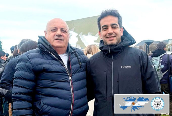 LA FRATERNIDAD en la Vigilia y acto central en Tierra del Fuego honró a los caídos y excombatientes