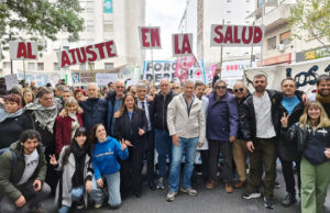 El Sindicato de Salud Publica PBA y ATSA LP en la Marcha del Foro del Derecho a la Salud contra el ajuste