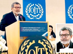 Gerardo Martínez rechazó en la OIT el cepo salarial: «Gobernar es crear trabajo digno y decente», advirtió