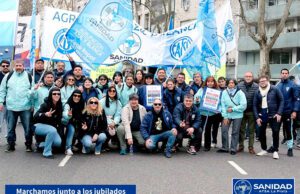 ATSA LA PLATA marchó al Congreso junto a los Jubilados en defensa de sus derechos previsionales