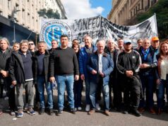 SAN CAYETANO: La CGTRA, la CATT y FEMPINRA, las CTA, marcharon por “Paz, Pan, Tierra, Techo y Trabajo”