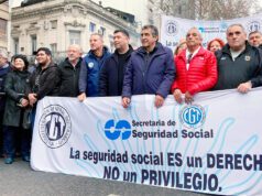 FEMPINRA y la CATT marcharon junto a los jubilados en defensa de la Seguridad Social