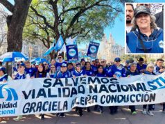 VIALES: El STVYARA rechazó la nueva etapa de privatización de rutas en las que avanza el Gobierno Nacional