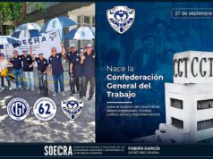 SOECRA reivindicó el legado de la CGT a 96 años de su creación